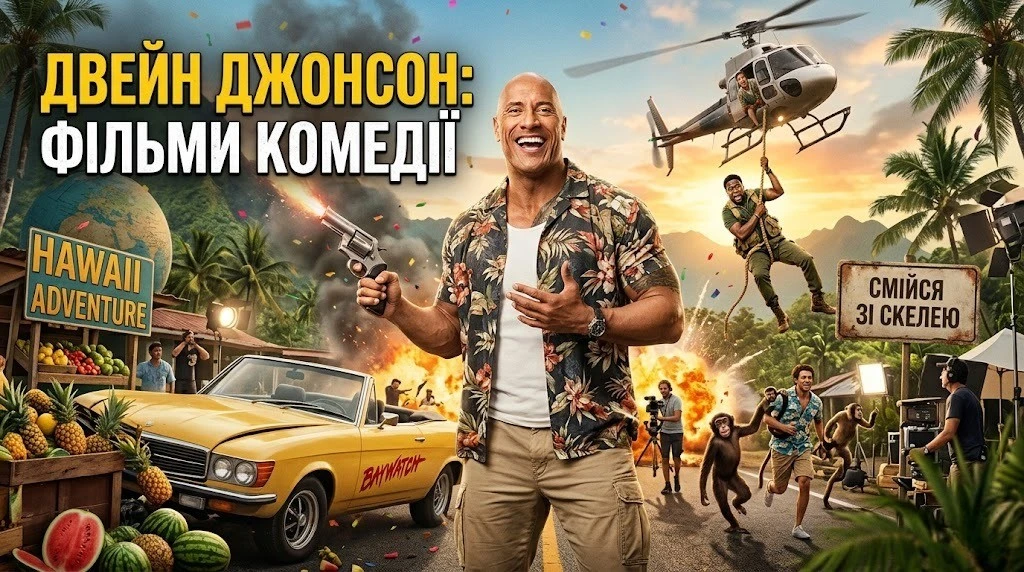 Двейн Джонсон у комедійних фільмах: повний список