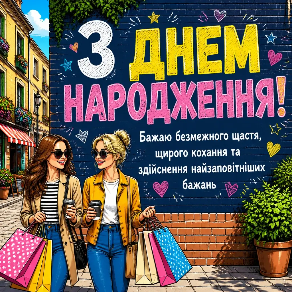 привітання з днем народження для подруги привітання з днем народження для подруги