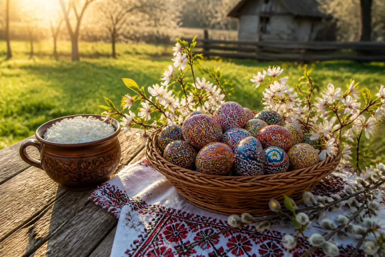 Привітання з великоднем на українській мові