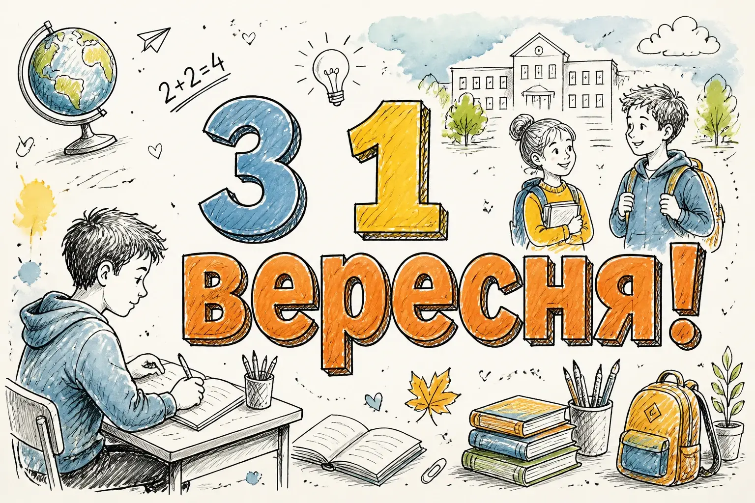 1 вересня день знань привітання