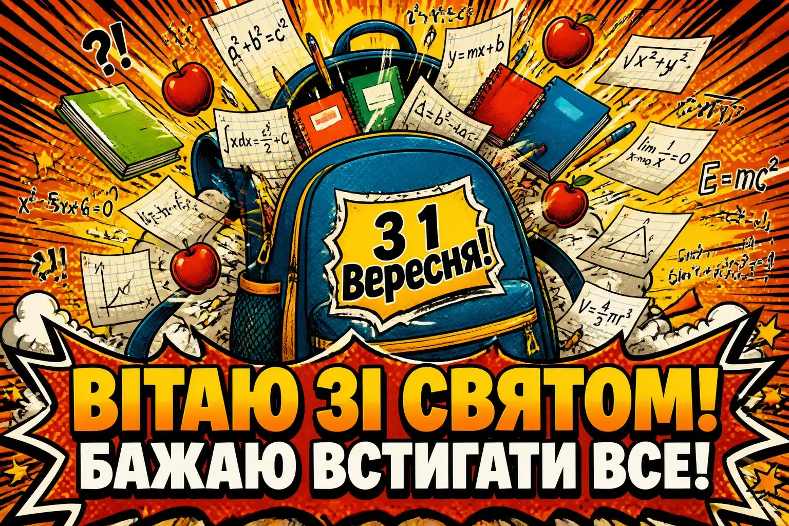 1 вересня день знань привітання