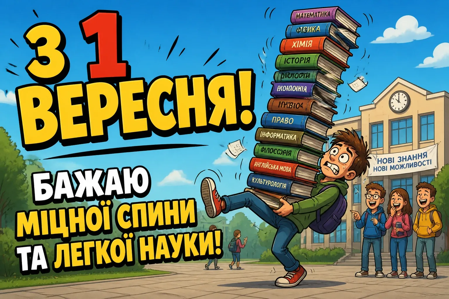 1 вересня день знань привітання