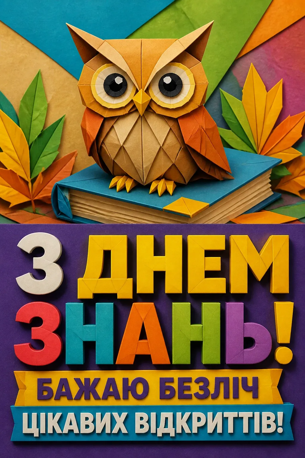 1 вересня день знань привітання