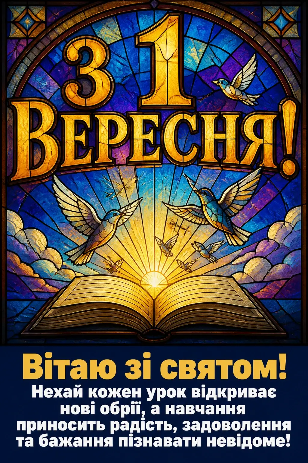 1 вересня день знань привітання