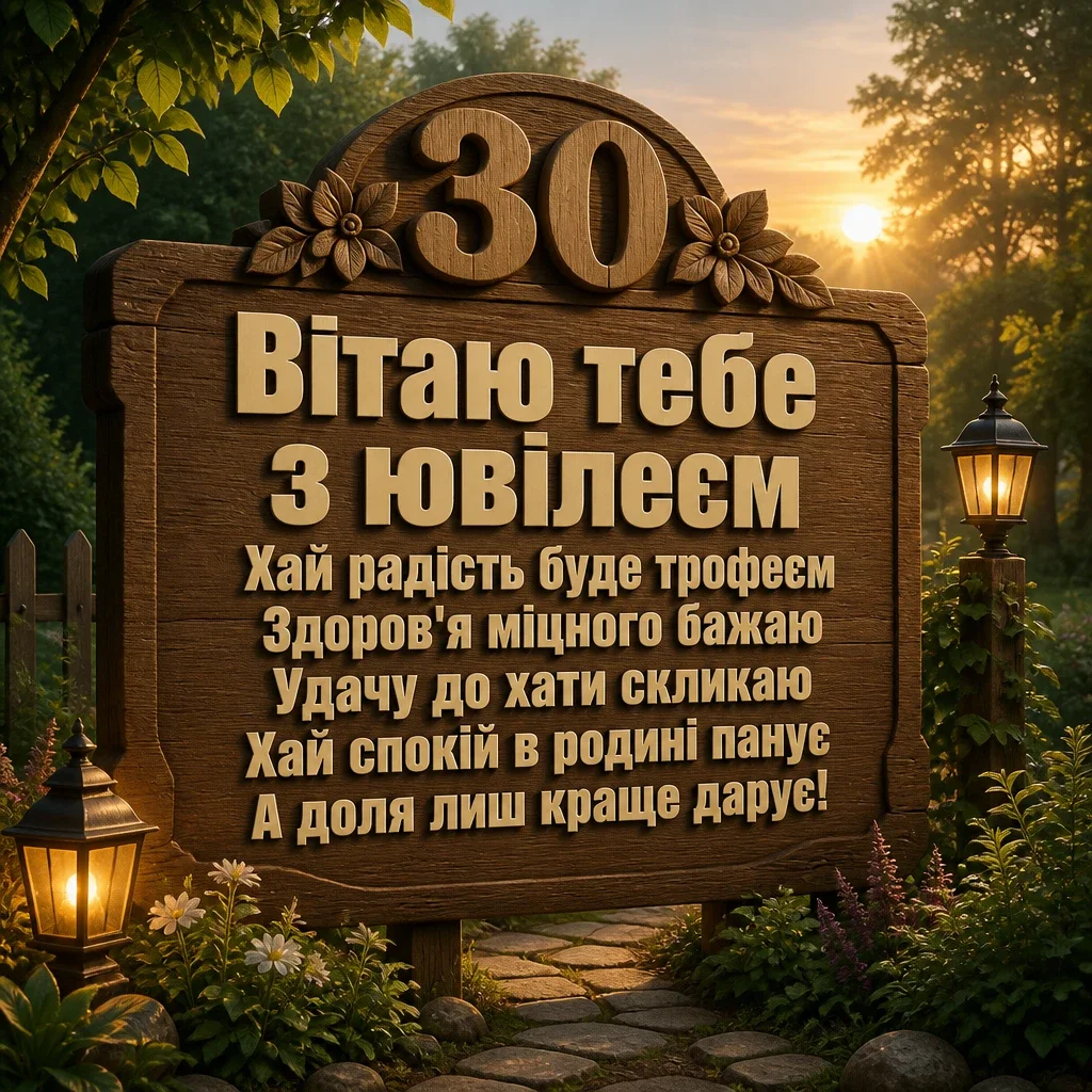 привітання з днем народження 30 років привітання з днем народження 30 років