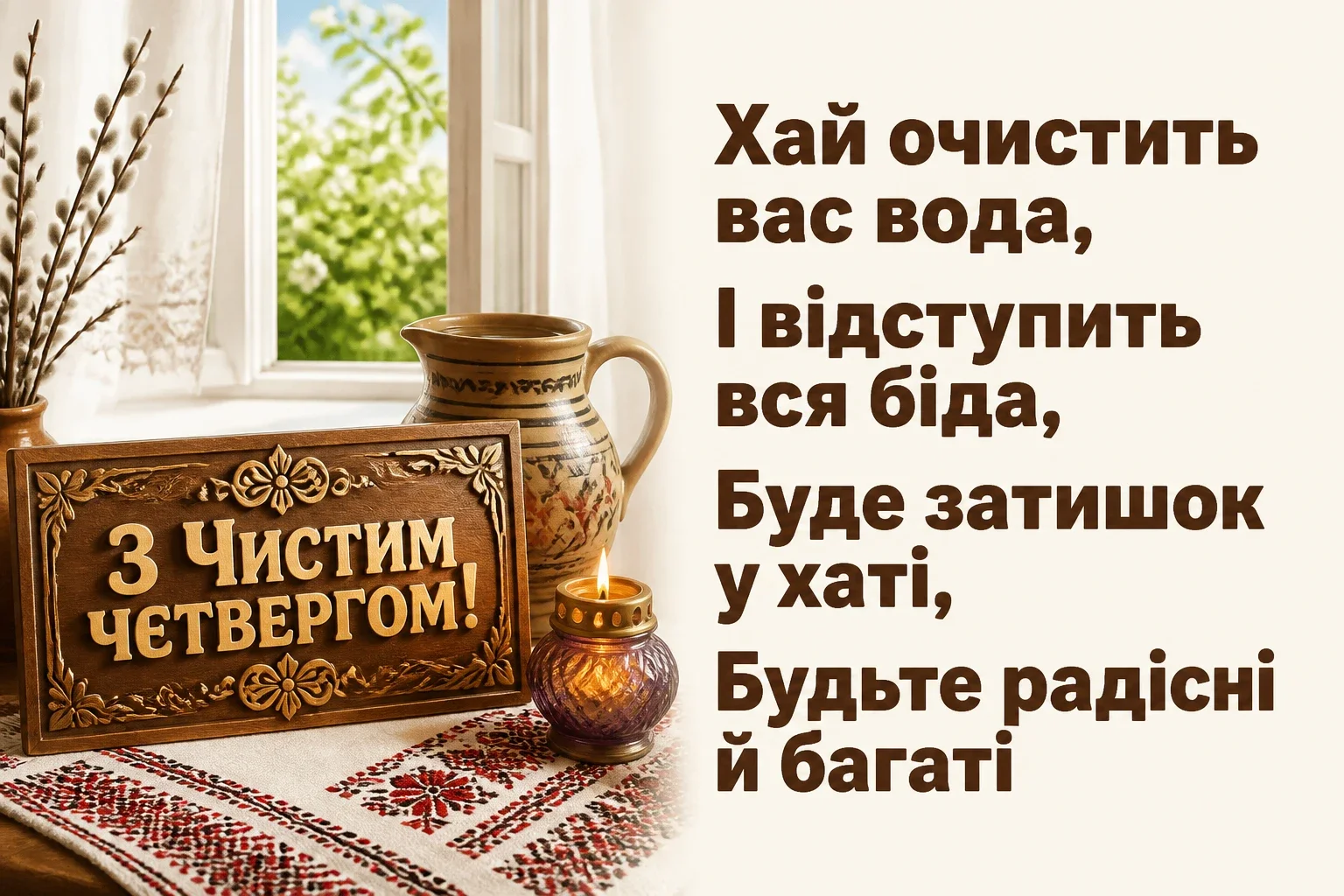 чистий четвер привітання чистий четвер привітання