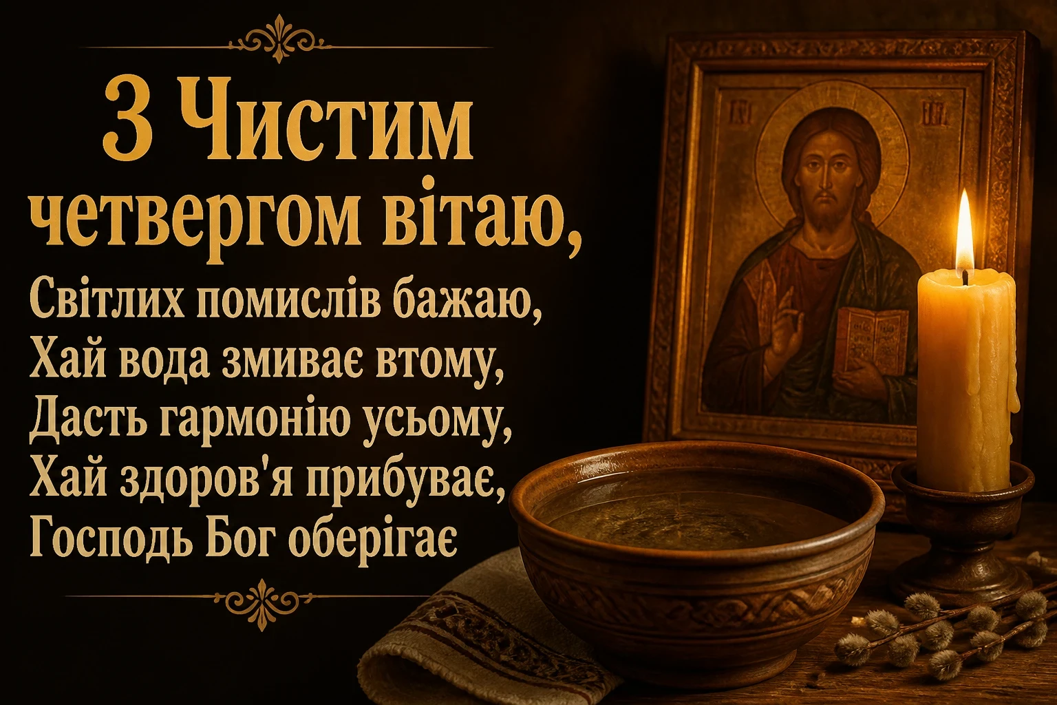чистий четвер привітання чистий четвер привітання