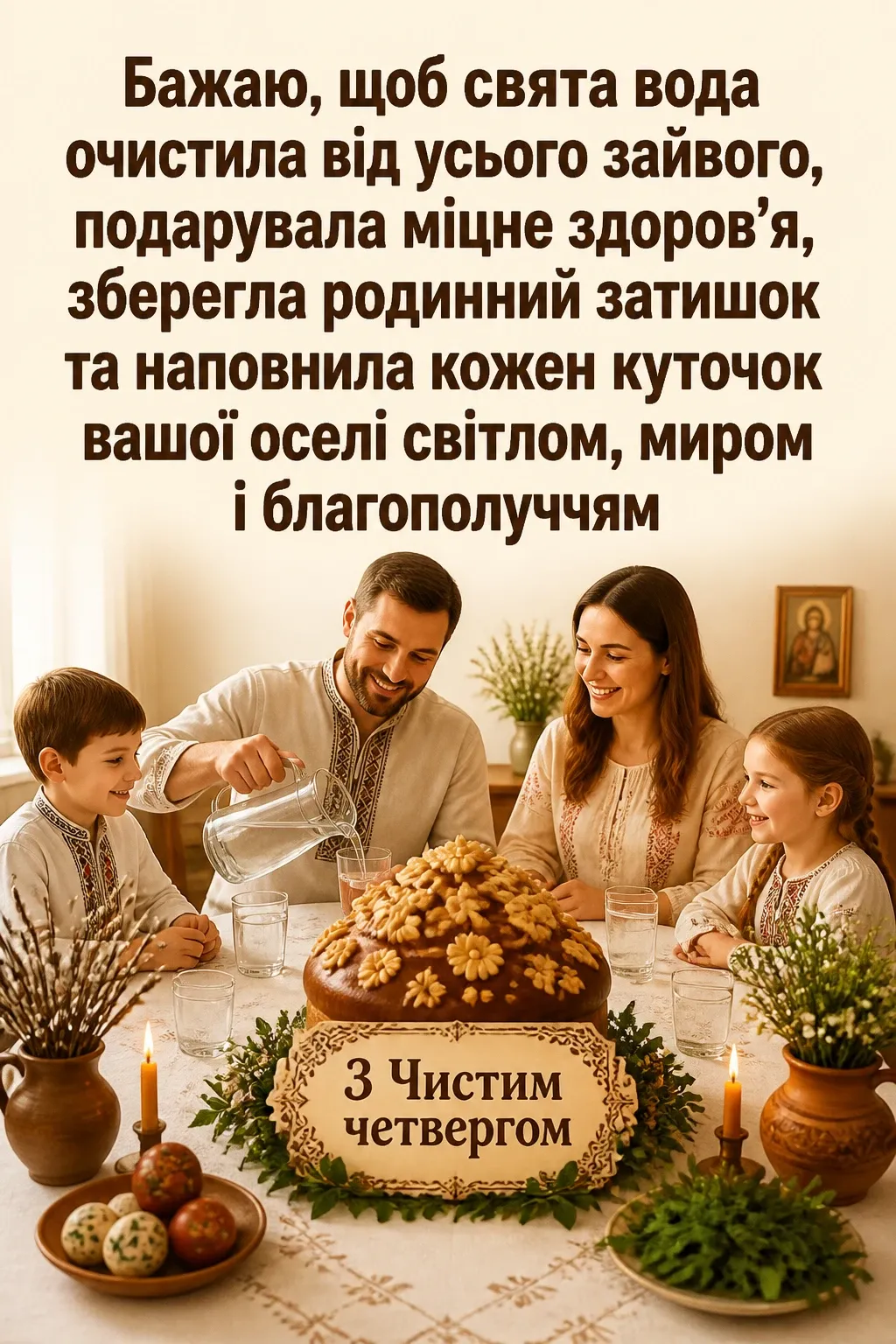 чистий четвер привітання чистий четвер привітання