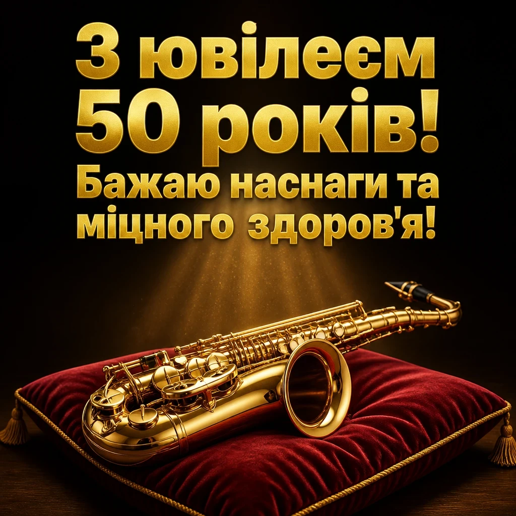 музичне привітання з ювілеєм 50 років мужчині музичне привітання з ювілеєм 50 років мужчині