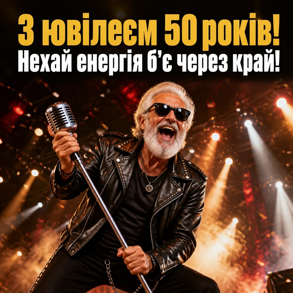 музичне привітання з ювілеєм 50 років мужчині музичне привітання з ювілеєм 50 років мужчині