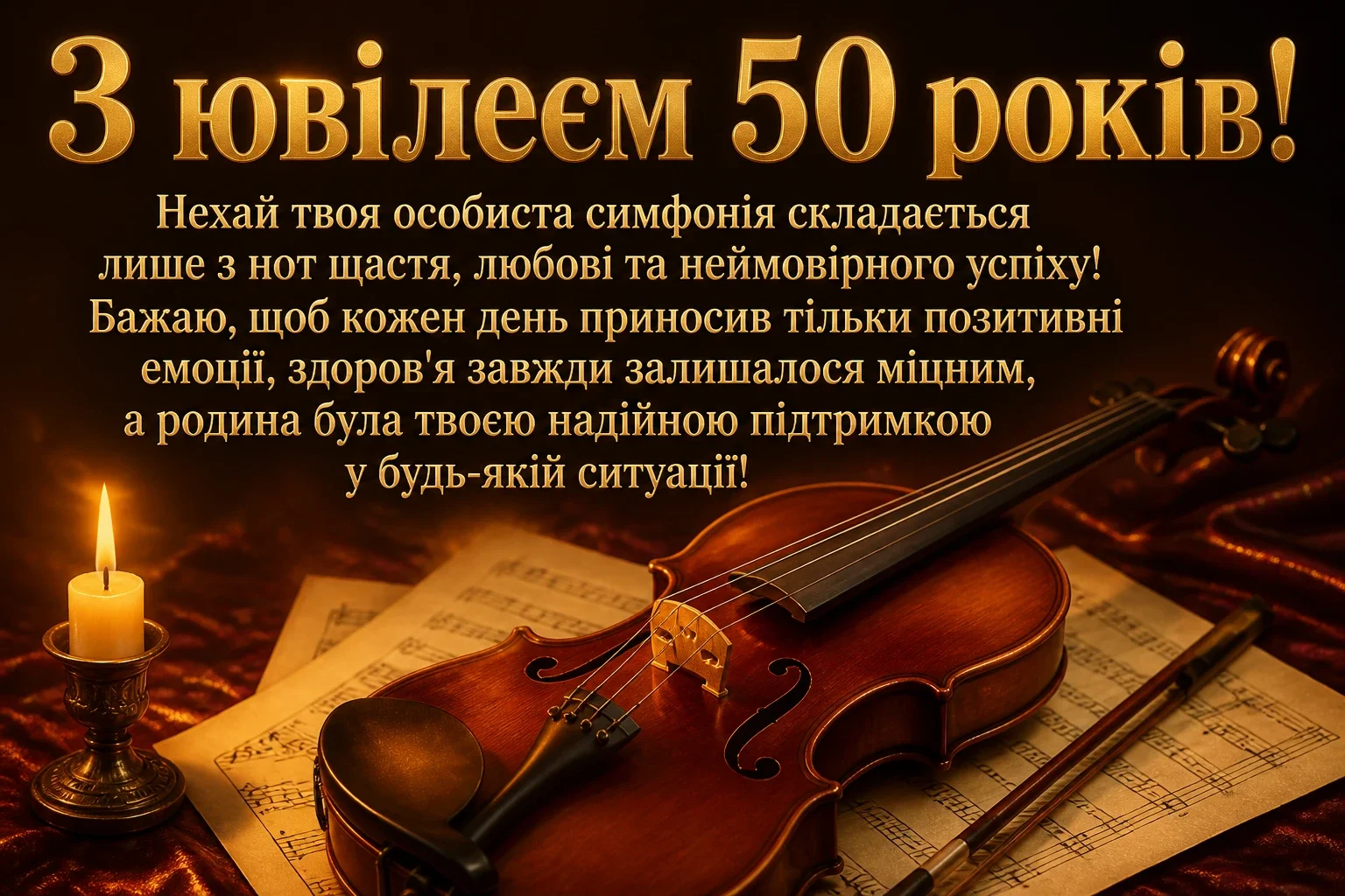 музичне привітання з ювілеєм 50 років мужчині музичне привітання з ювілеєм 50 років мужчині