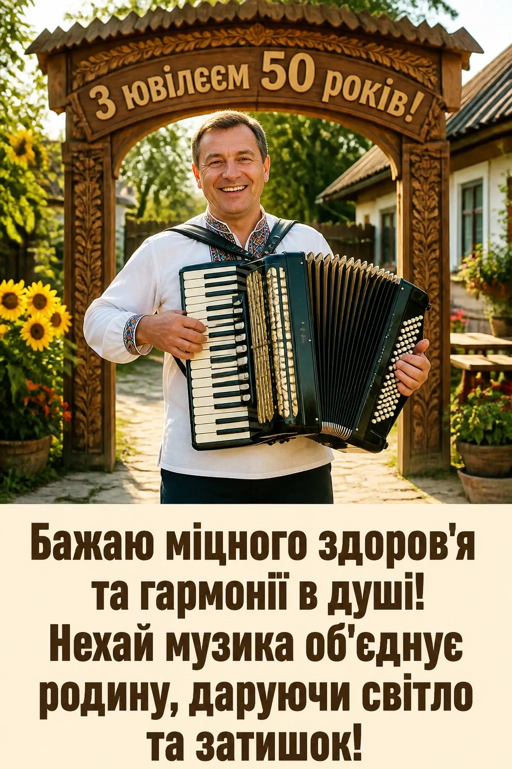 музичне привітання з ювілеєм 50 років мужчині музичне привітання з ювілеєм 50 років мужчині