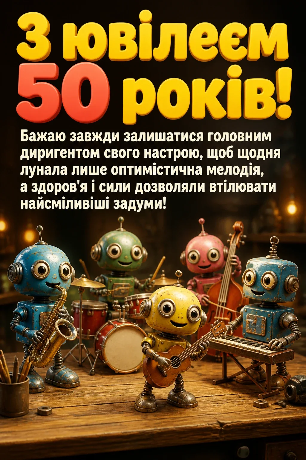 музичне привітання з ювілеєм 50 років мужчині музичне привітання з ювілеєм 50 років мужчині