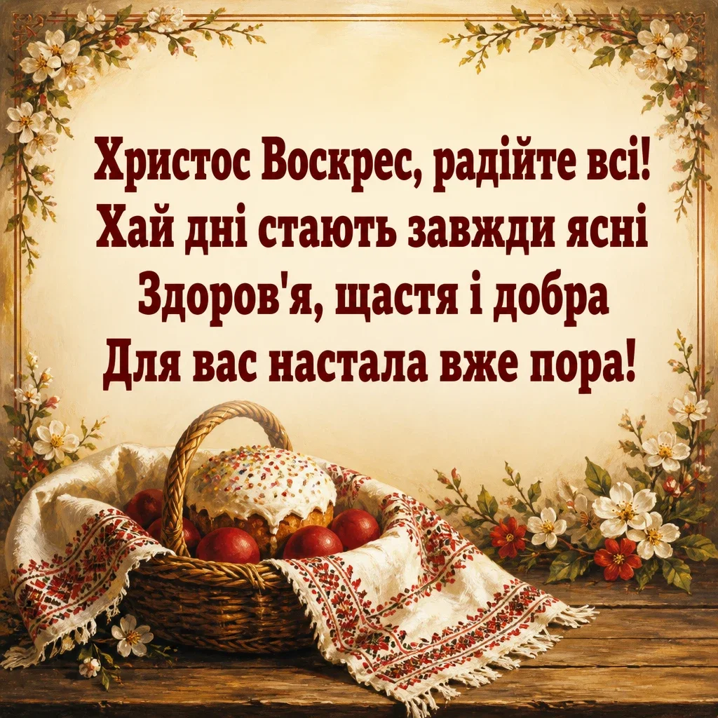 привітання з великоднем на українській мові привітання з великоднем на українській мові