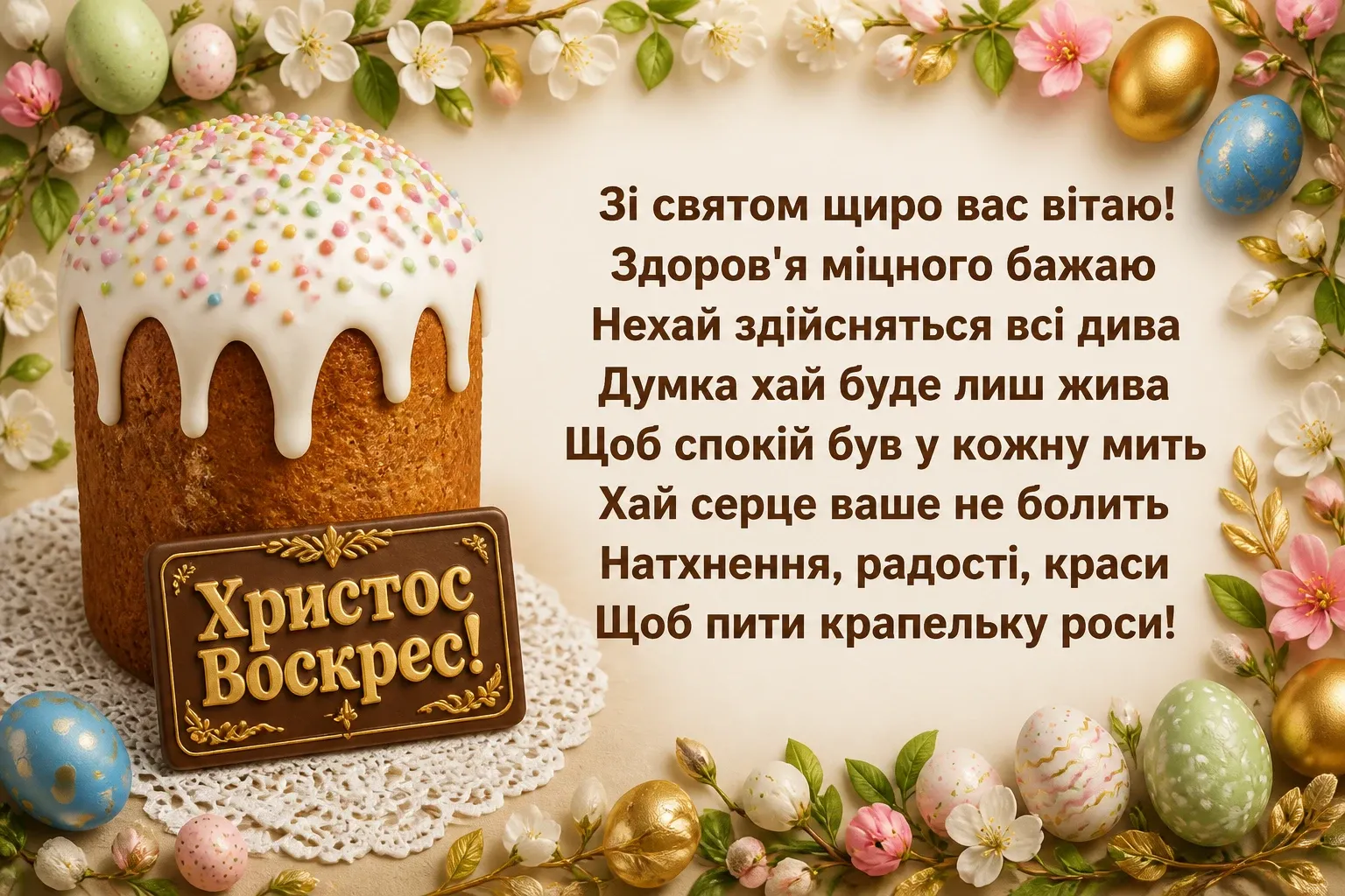 привітання з великоднем на українській мові привітання з великоднем на українській мові