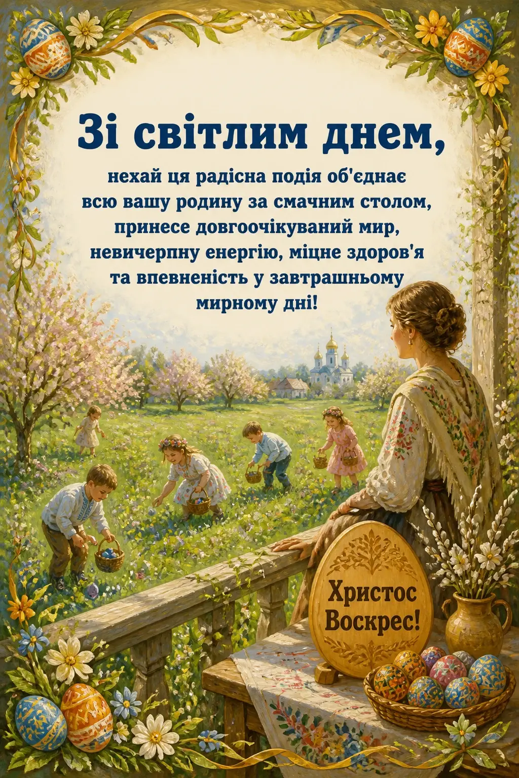 привітання з великоднем на українській мові привітання з великоднем на українській мові