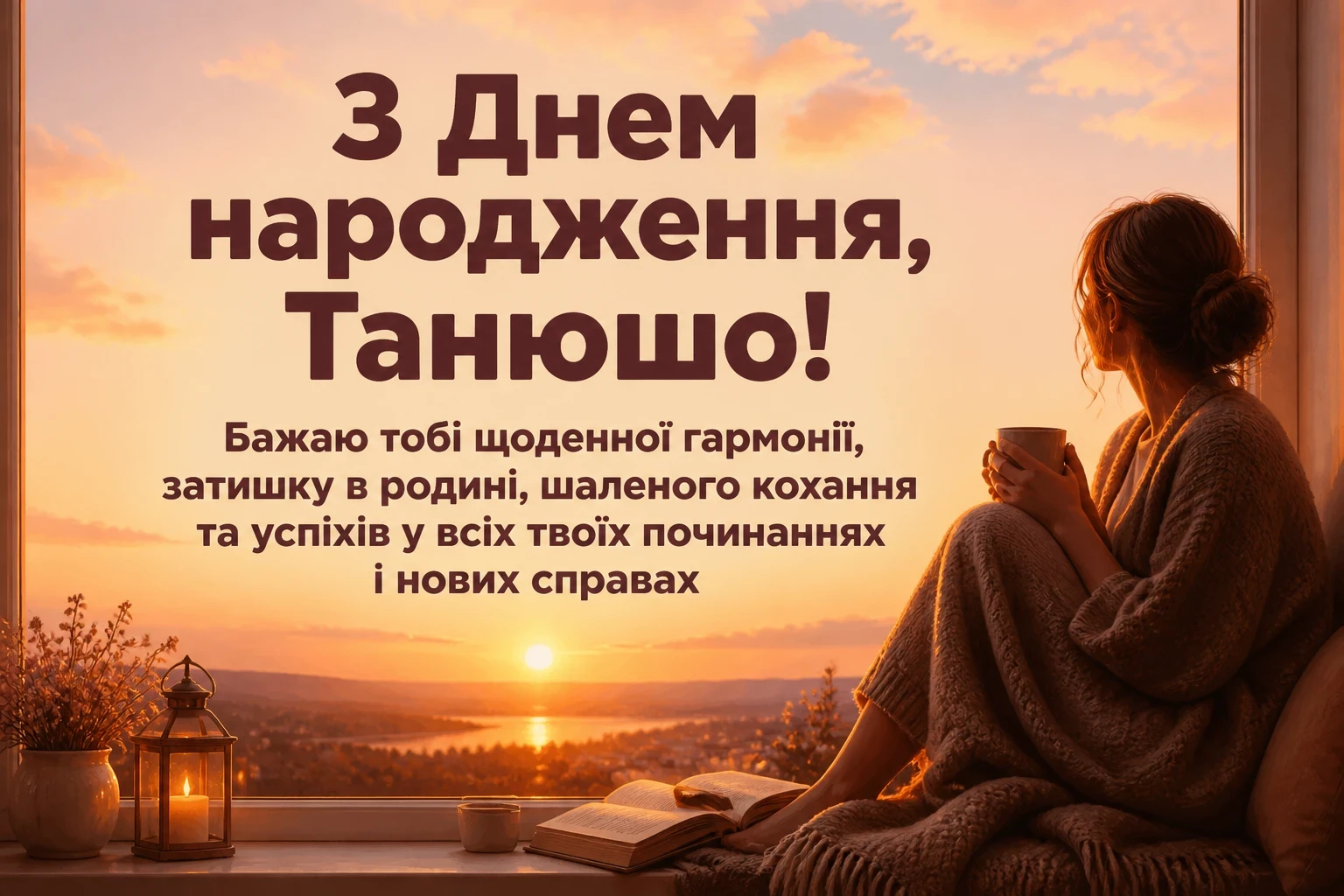танюша привітання з днем народження таня українською