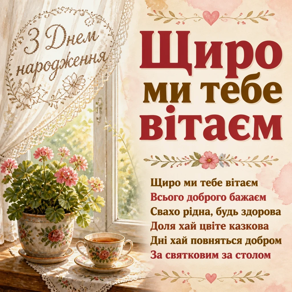 привітання з днем народження свасі від сватів привітання з днем народження свасі від сватів