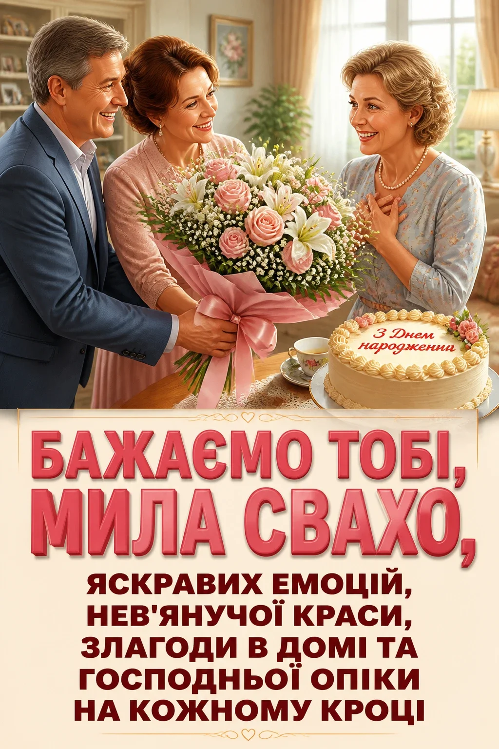 привітання з днем народження свасі від сватів привітання з днем народження свасі від сватів