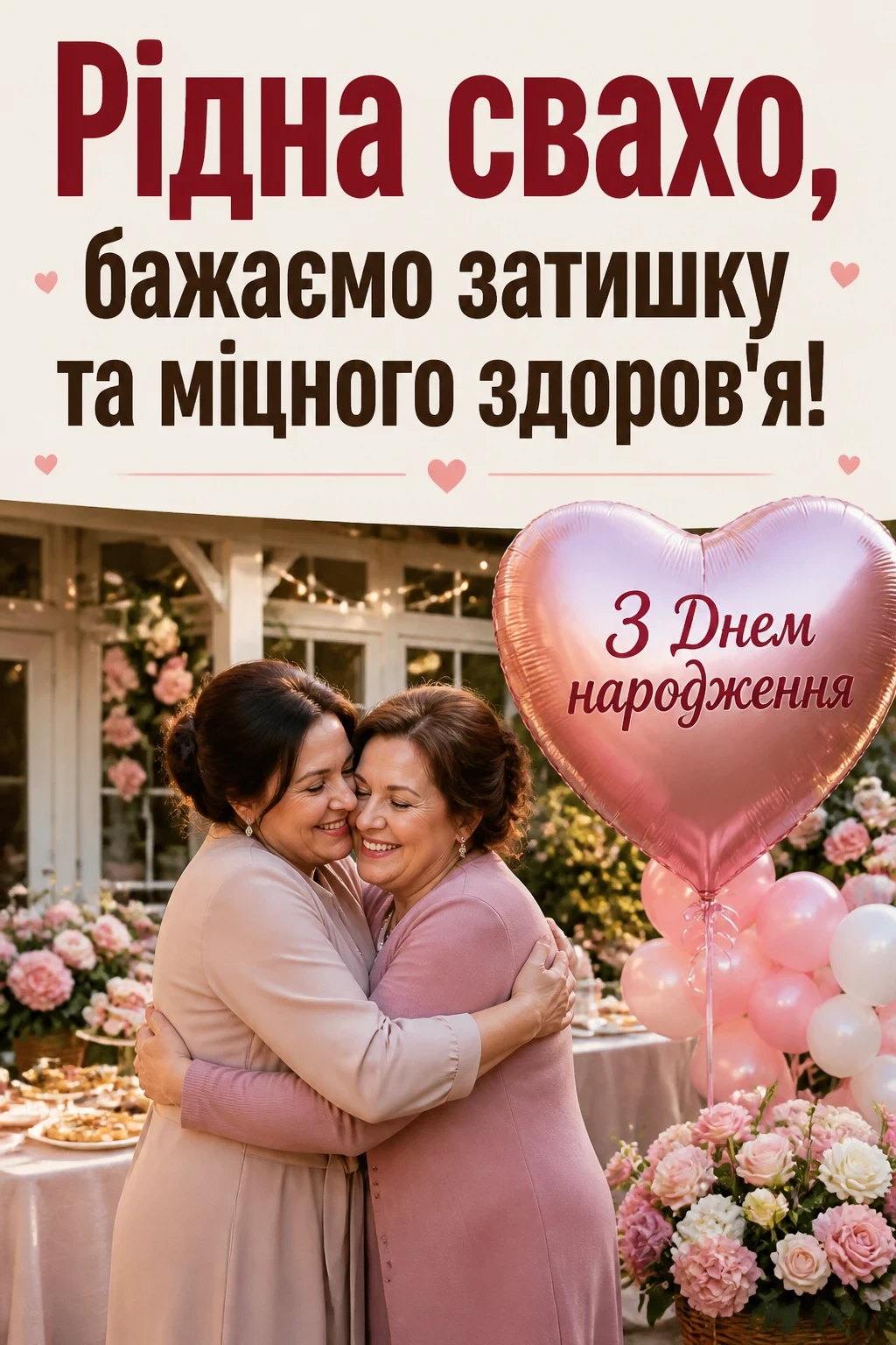 привітання з днем народження свасі від сватів привітання з днем народження свасі від сватів