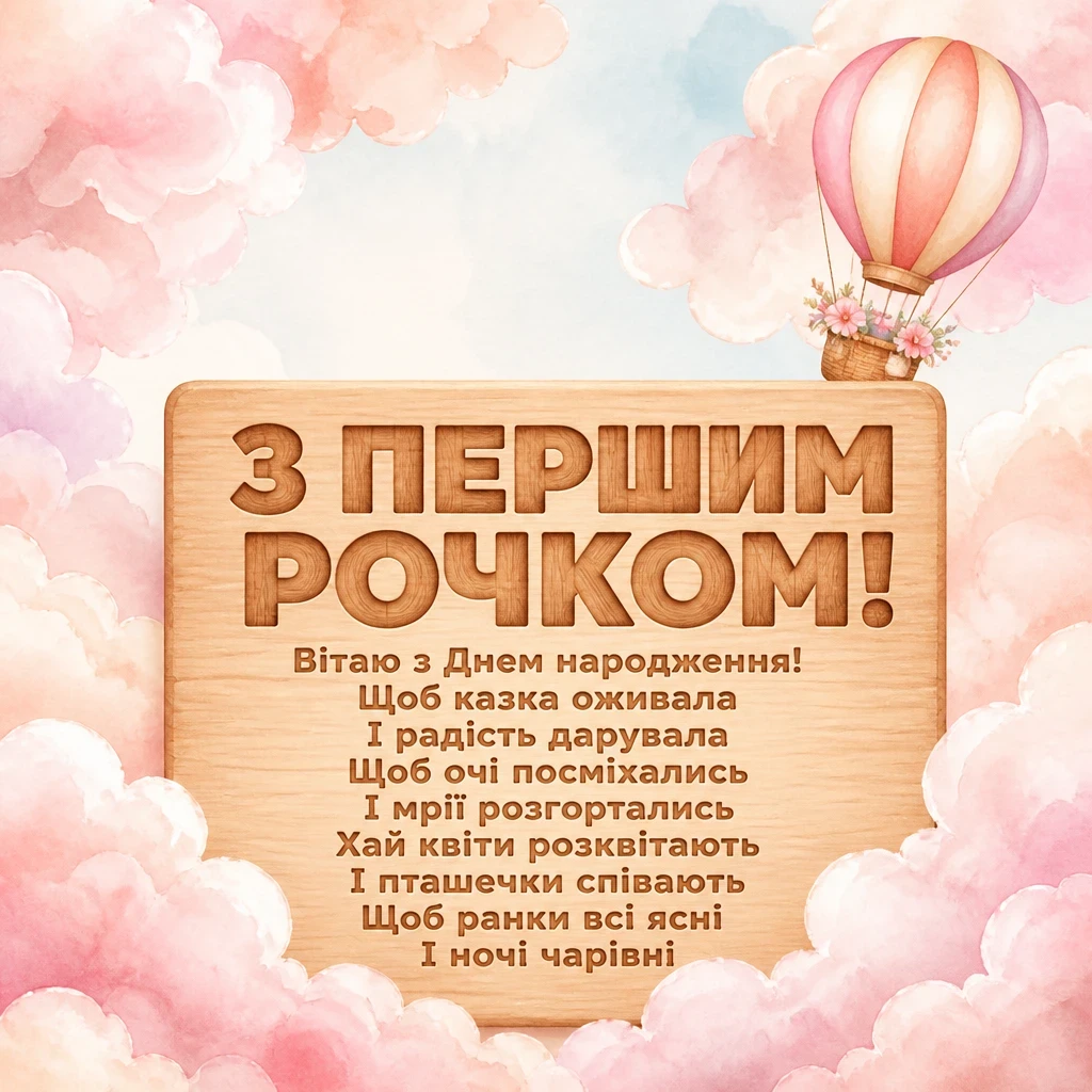 привітання з днем народження 1 рік дівчинці привітання з днем народження 1 рік дівчинці