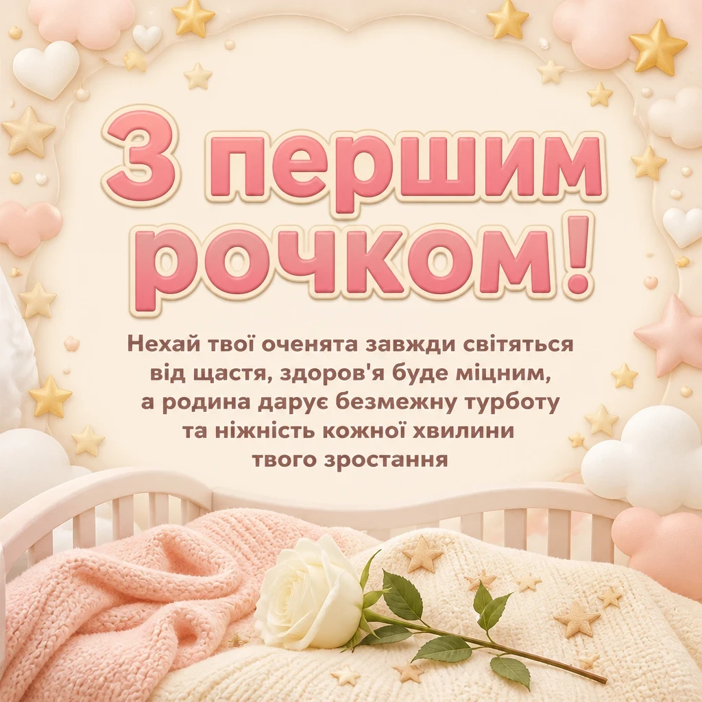 привітання з днем народження 1 рік дівчинці привітання з днем народження 1 рік дівчинці