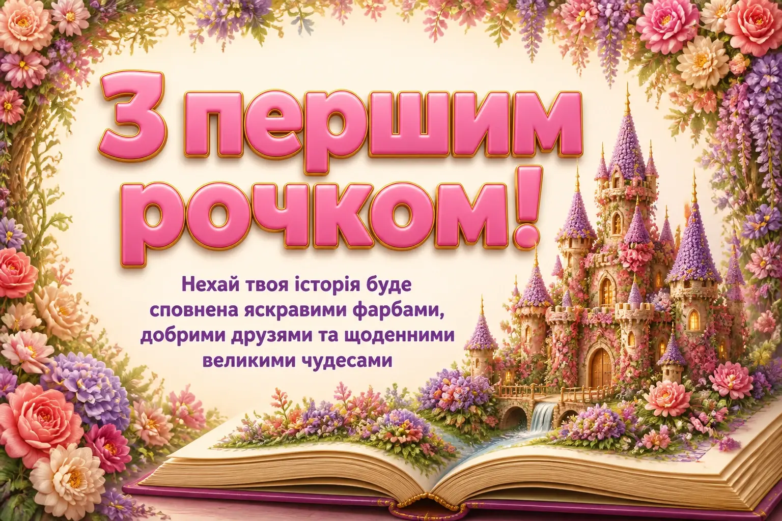 привітання з днем народження 1 рік дівчинці привітання з днем народження 1 рік дівчинці