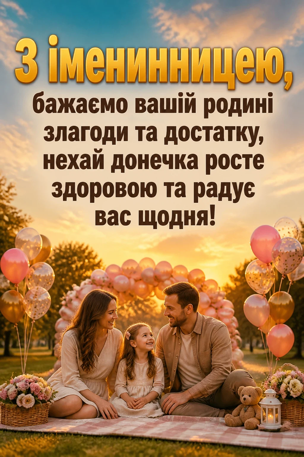 привітання з іменинницею батькам привітання з іменинницею батькам