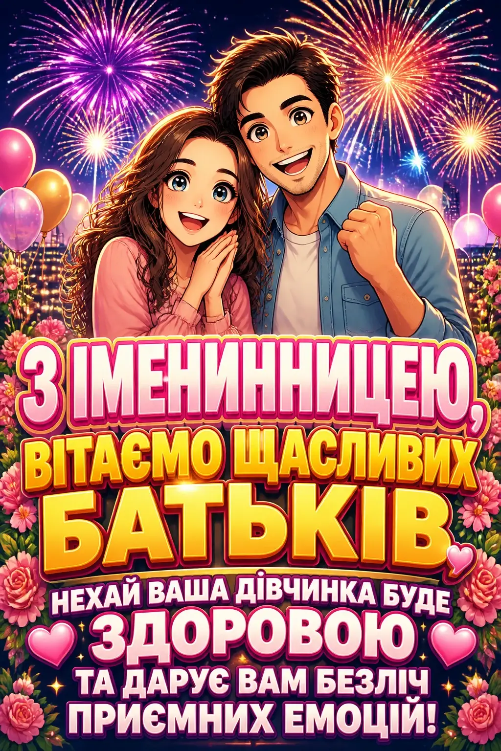 привітання з іменинницею батькам привітання з іменинницею батькам