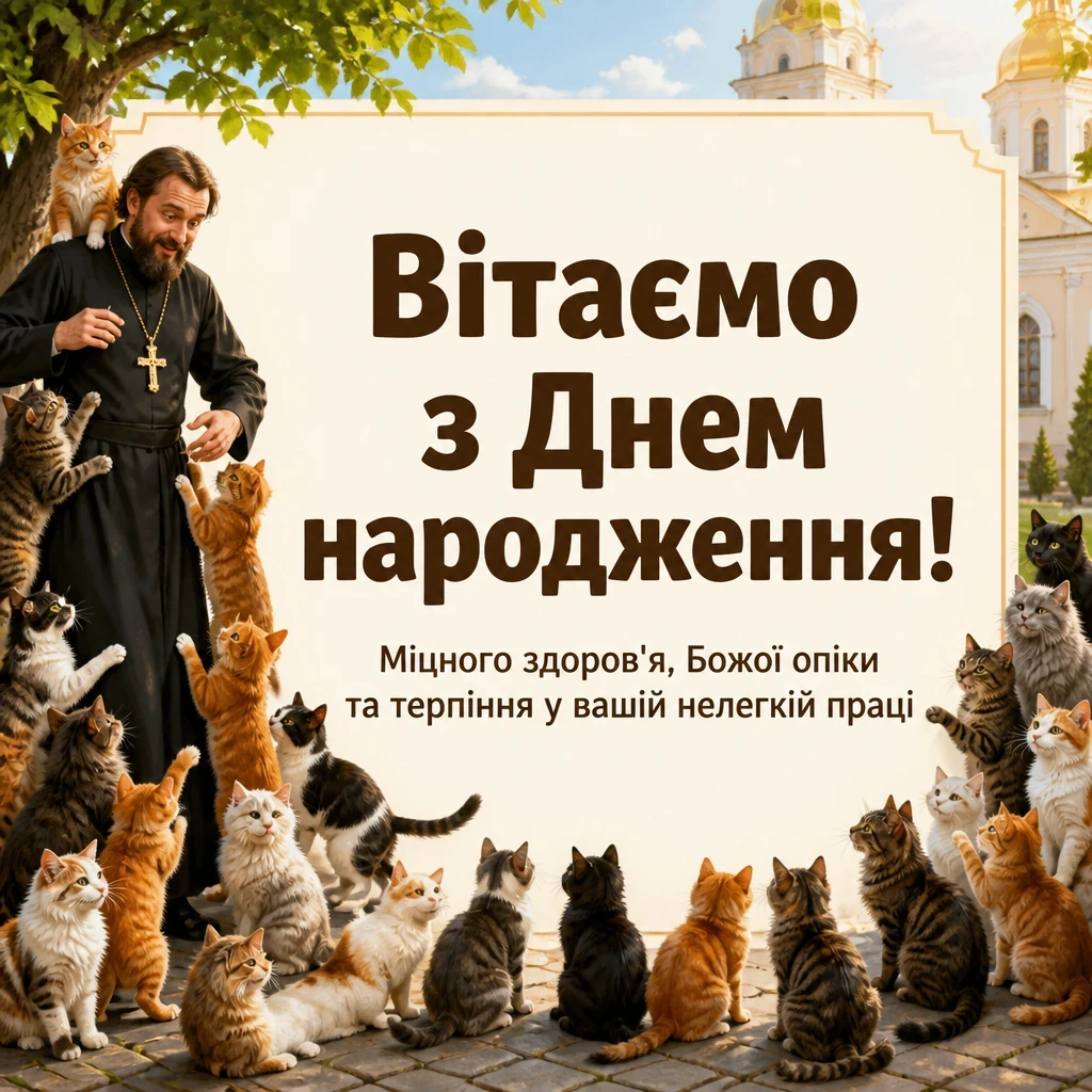 привітання батюшки з днем народження привітання батюшки з днем народження