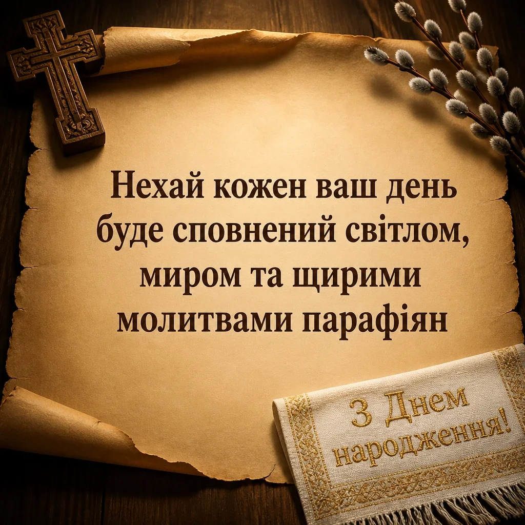 привітання батюшки з днем народження привітання батюшки з днем народження