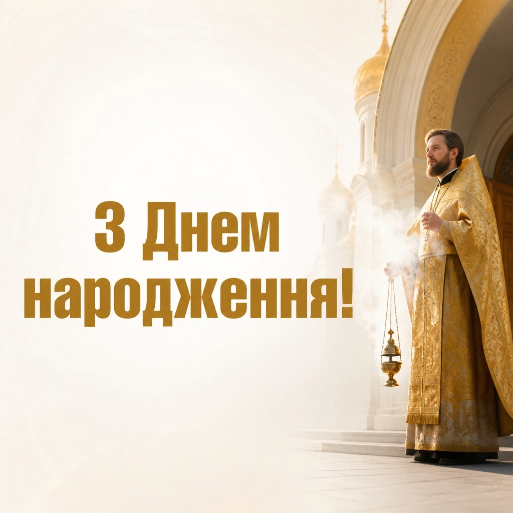 привітання батюшки з днем народження привітання батюшки з днем народження