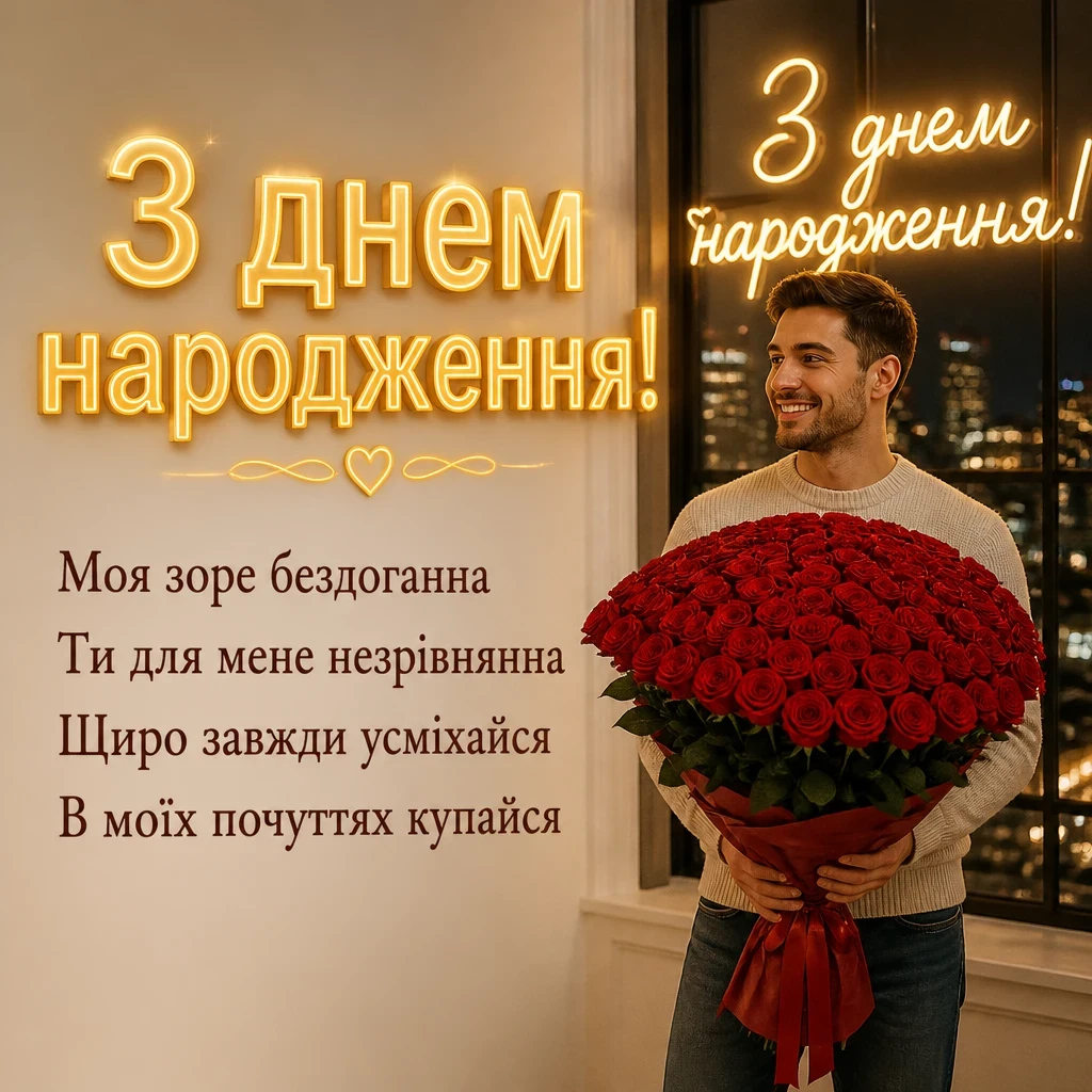 привітання з днем народження для коханої привітання з днем народження для коханої