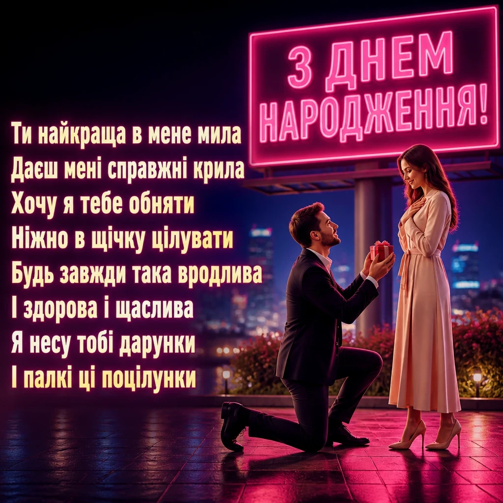 привітання з днем народження для коханої привітання з днем народження для коханої