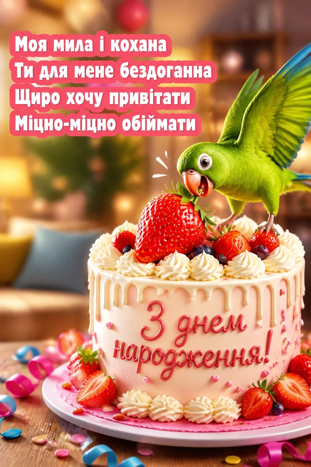 привітання з днем народження для коханої привітання з днем народження для коханої