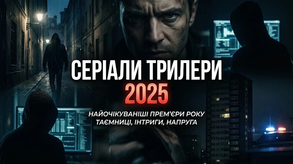 Топ серіали трилери 2025 року, обираємо разом